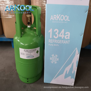 Fábrica suministro directamente el aire de aire usado R134 Gas refrigerante